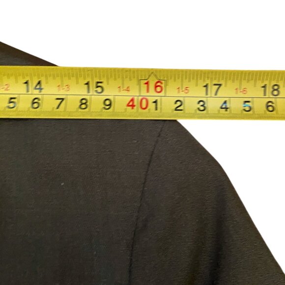 Vintage KL by Carl Lagerfeld 80s linen and wool blazer jacket, olive,, rare - Picture 9 of 16